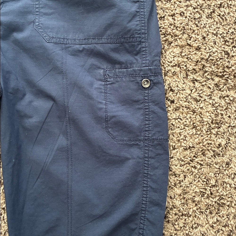 Sonoma Skimmer Capris Pants Blue Plus SZ 16 - Picture 2 of 6